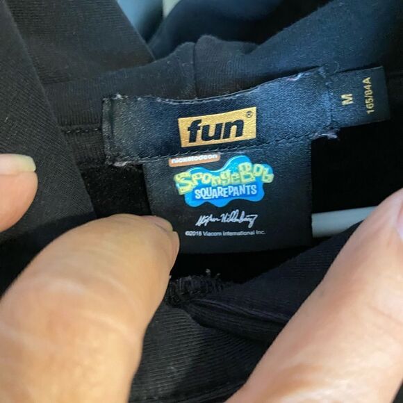 Brand Fun Sponge Bob hoodie Sweater Size Med - Picture 4 of 5